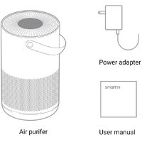 SmartMi Air Purifier P1 ZMKQJHQP12 (международная версия, серебристый) Image #15