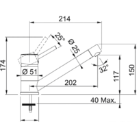 Franke Sinta Хром/Серебристый [115.0358.893] Image #2