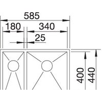 Blanco Zerox 340/180-IF (левая) Image #3