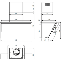 Falmec Verso NRS 85 800 м3/ч (белый) Image #2