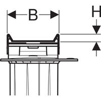 Geberit CleanLine80 154.441.39.1 (шампань) Image #2