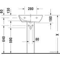 Duravit ME by Starck 55x44 [2335550000] Image #3