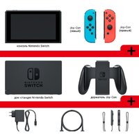 Nintendo Switch 2019 (с неоновыми Joy-Con) Image #6