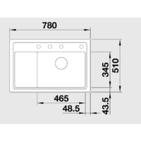 Blanco Zenar XL 6 S Compact (белый, с клапаном-автоматом) Image #2