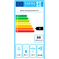 Falmec Burano 50 600 м3/ч (белый) Image #3