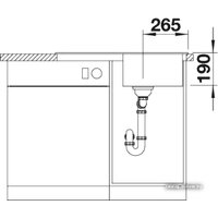 Blanco Sona 45 S (антрацит) [519662] Image #4