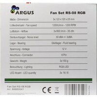 Inter-Tech Argus RGB-Fan Set RS-08 Image #9