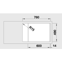Blanco Zenar XL 6 S Compact (серый беж, с клапаном-автоматом) Image #3