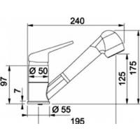 Franke Novara-Plus Pull Out 115.0347.111 (хром) Image #2