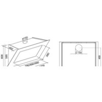 Falmec Quasar Design 90 800 м3/ч (черный) Image #2