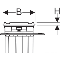 Geberit CleanLine60 154.459.00.1 (нержавеющая сталь) Image #2