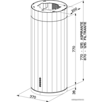 Faber Corinthia Isola EV8P WH Matt/TS A37 [110.0456.219] Image #3