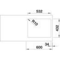 Blanco Subline 500-IF SteelFrame 524108 (антрацит) Image #4