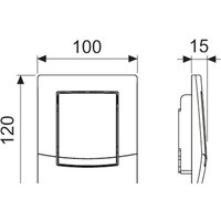 Tece Ambia Urinal 9242126 (хром глянцевый) Image #2
