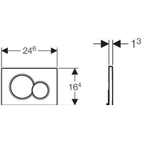 Geberit Sigma 01 115.770.DT.5 (латунь) Image #2
