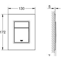 Grohe Skate Cosmopolitan S 37535GN0 (холодный рассвет, матовый) Image #2