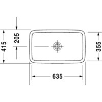 Duravit PuraVida 69.5x41.5 (0370700000) Image #2