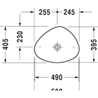 Duravit Cape Cod 50x40.5 [2339500000] Image #3