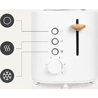 Zeegma Tostee White Wood Image #13