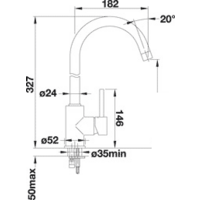 Blanco Mida Silgranit (хром) Image #4
