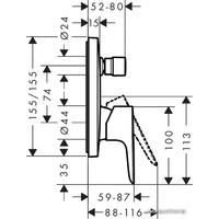 Hansgrohe Talis E 71745000 (хром) Image #2