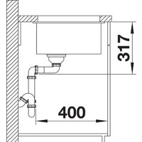 Blanco Etagon 700-U (антрацит) Image #5