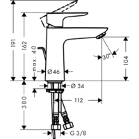 Hansgrohe Talis E 71710000 (хром) Image #2