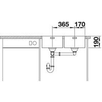 Blanco Andano 340/340-IF (без клапана-автомата) Image #2