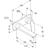 Kludi Balance 522468775 (черный/хром) Image #2