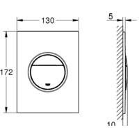 Grohe Nova Cosmopolitan S 37601SH0 (альпин-белый) Image #2
