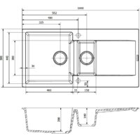 Reginox Amsterdam 15 (левая, grey silvery) Image #3