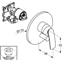 Kludi Balance 526500575 (хром) Image #2