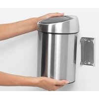 Brabantia Touch Bin 3 л (стальной с защитой отпечатков) Image #4