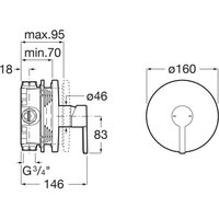 Roca Naia Black A5A2B96Cn0 Image #2