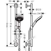 Hansgrohe Raindance Select S 26322000 (хром) Image #4