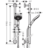 Hansgrohe Raindance Select S 26322000 (хром) Image #4