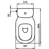Ideal Standard Tesi [T008201] (без бачка, без сиденья) Image #4