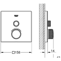 Grohe Grohtherm SmartControl 29153LS0 Image #2