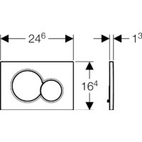 Geberit Sigma 01 115.770.11.5 (белый) Image #2