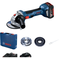Bosch GWS 180-LI Professional 06019H9021 (с 2-мя АКБ, кейс)