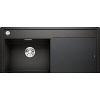 Blanco Zenar XL 6 S-F 526063 (черный, левая, с клапаном-автоматом)