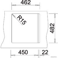 Blanco Tipo 45 525320 (нержавеющая сталь матовая) Image #6