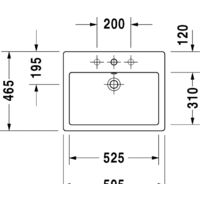 Duravit Vero 59.5x46.5 [0452600000] Image #2
