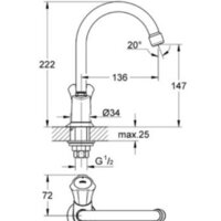 Grohe Costa L 20393001 (хром) Image #2