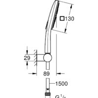 Grohe Rainshower SmartActive 130 Cube 26588LS0 Image #4