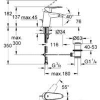 Grohe Eurodisc Cosmopolitan 33244002 Image #2