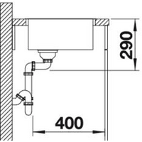 Blanco Andano 500-IF (с клапаном-автоматом) [518316] Image #3