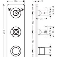 Axor Citterio E 36703000 (хром) Image #2