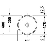 Duravit Empotrado 40x40 [0319370000] Image #2
