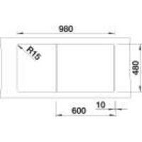 Blanco Zia XL 6 S 527400 (вулканический серый) Image #5